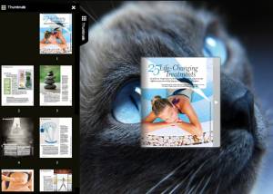 Flash flip book theme of Pets screenshot