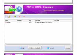 software - Flash Flipping Free PDF to HTML 2.7 screenshot