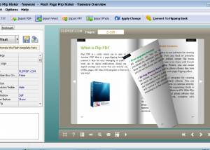 software - Flash Page Flip Maker - freeware 2.8 screenshot
