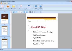 FlashFlipBook3D PDF Editor screenshot