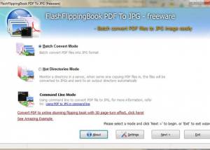 FlashFlippingBook PDF to JPG screenshot