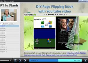 FlashFlippingBook PPT to Flash screenshot