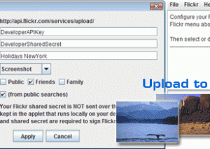 FlickrUpload screenshot