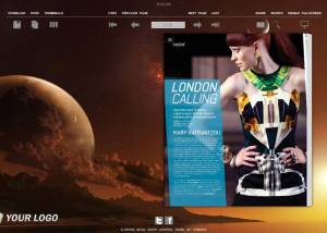 Flip Books Themes in Dazzling Planet Style screenshot