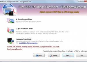 software - Flippagemaker Doc to Image 1.0.0 screenshot