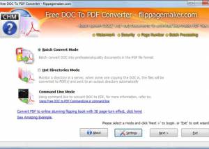 software - Flippagemaker Doc to PDF 1.0.0 screenshot