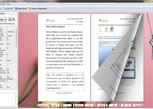 FlipPageMaker Free Flip Page Creator screenshot