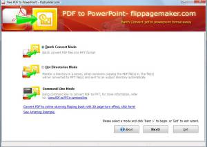 software - FlipPageMaker PDF to PPT 1.0.0 screenshot