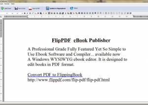 software - FlipPDF Free eBook Publisher 1.0 screenshot