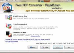 FlipPDF Free PDF Converter screenshot