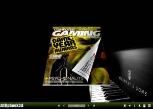 Flipping Book 3D Themes Pack: PIANO screenshot