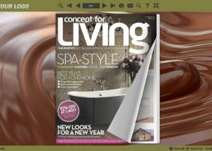 Flipping Book Themes in Chocolate Style screenshot