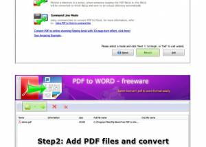 software - Flippingbook3D Free PDF to Word 2.4 screenshot