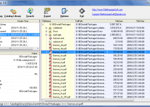 software - FMS File Catalog 3.5.7 screenshot