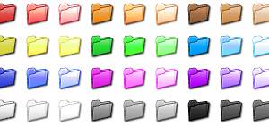 Folder Color Icon Set screenshot