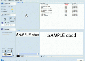 software - Font Matching Tool 3.0.6 screenshot