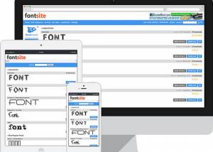 Fonts Site Script screenshot