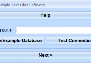 software - FoxPro Import Multiple Text Files Software 7.0 screenshot