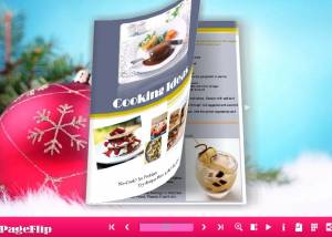 Free 3DPageFlip Flash Catalog Templates for Christmas screenshot