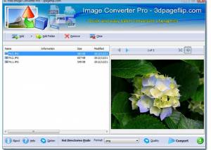 Free 3DPageFlip Image Converter screenshot