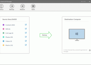 software - Free Android Mobile Manager for Windows 1.0.4 screenshot