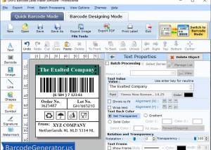 software - Free Barcode Generator 6.4.2 screenshot