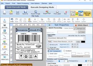 software - Free Barcode Software 5.3.0.1 screenshot