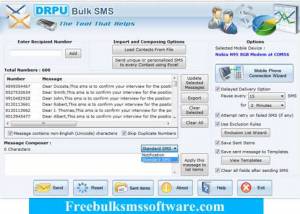 software - Free Bulk SMS Software 8.2.1.0 screenshot