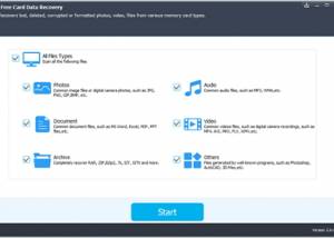 software - Free Card Data Recovery 2.6.6.8 screenshot