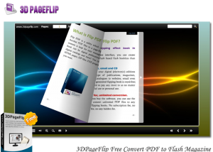 software - Free Convert PDF to Flash Magazine 1.0 screenshot