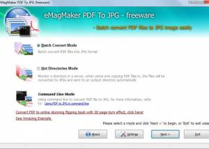 Free eMagMaker PDF to JPG screenshot