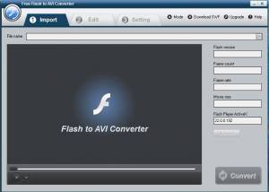 software - Free Flash to AVI Converter 2.8 screenshot