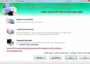 software - Free FlashBookMaker PDF to JPG 2.6 screenshot