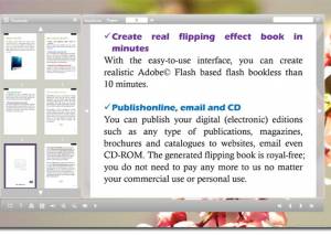Free Flip pages worker for eBook screenshot