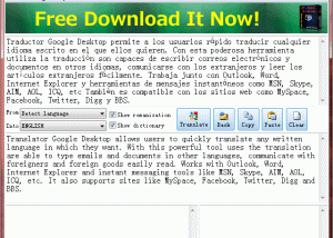 software - Free Google Translate Desktop 2.1.92 screenshot