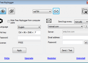 software - Free Keylogger for Windows 4.5.11.31 screenshot