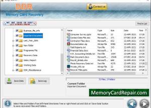 software - Free Memory Card Repair 3.0.1.6 screenshot