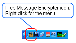 software - Free Message Encrypter 0.1 screenshot