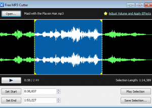 software - Free MP3 Cutter 2.0 screenshot