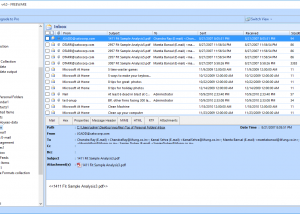 Free MSG File Viewer Tool screenshot
