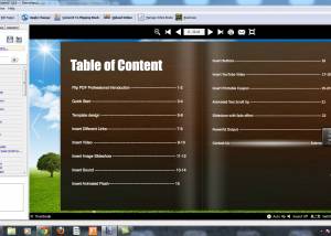 Free online flash flipbook software screenshot