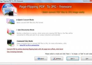 Free Page-Flipping PDF to JPG screenshot