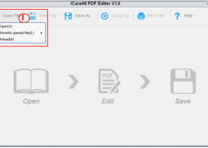 software - Free PDF Editor 1.0 screenshot