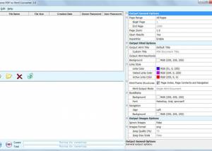 software - Free PDF to Html Converter 1.0 screenshot