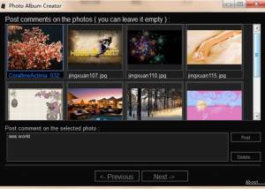 software - Free Photo Album Creator 1.0 screenshot