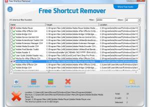 Free Shortcut Remover screenshot