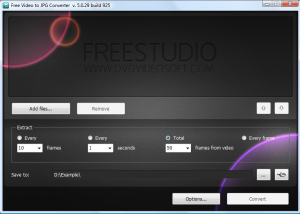 software - Free Video to JPG Converter 5.0.101.201 screenshot