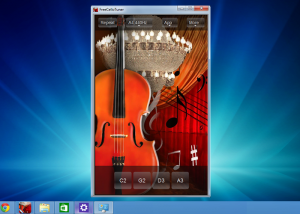 FreeCelloTuner screenshot