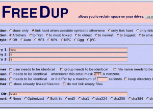 FreeDup screenshot