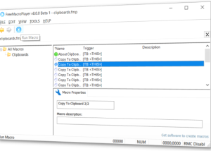 software - FreeMacroPlayer 9.4.1 screenshot